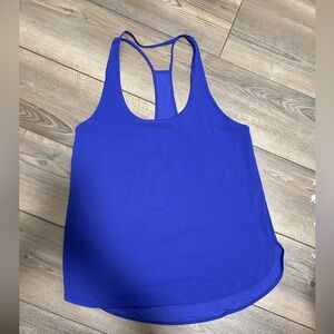Super cute electric blue Lulu lemon tank top.